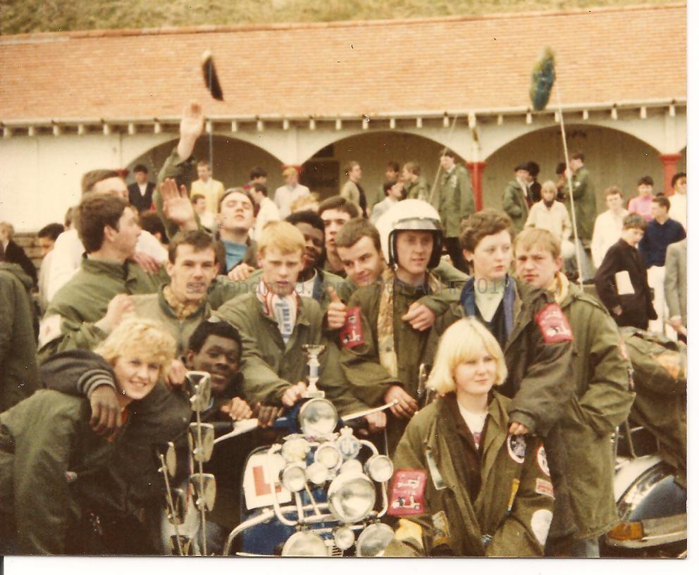 Nottingham Mods At Scarborough Mod Rally 1986