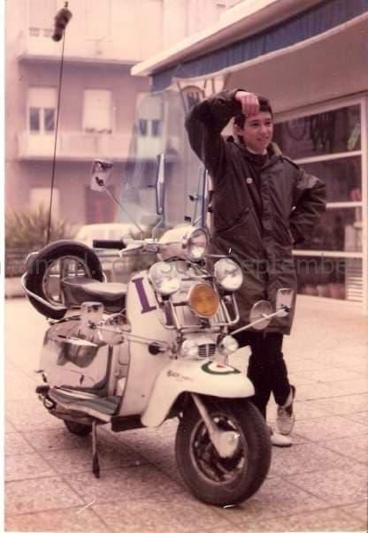 Andrea Mattioni circa 1983 - Rimini Mods - Italian Mod - 1983