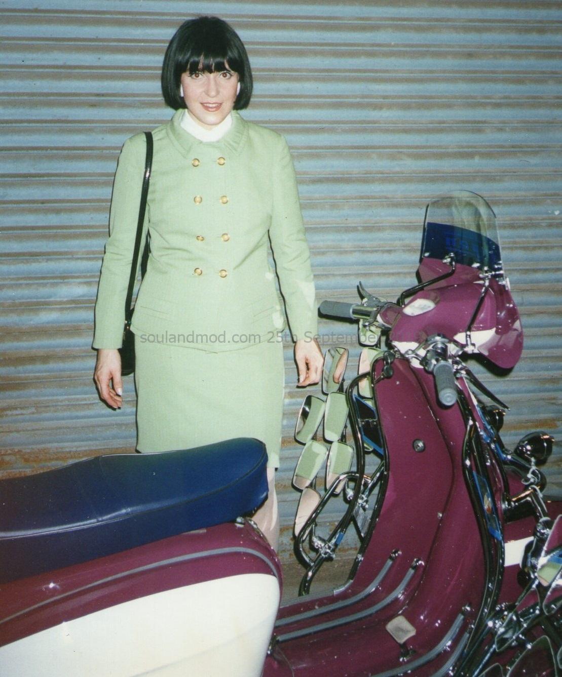 Clelia Lucchitta Italian Mod Girl circa 1990s.