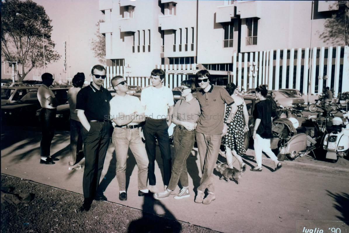 Francesco Lisi Scardavi - 1990s Rimini Mods, Kennedy Square, Rimini, Italy