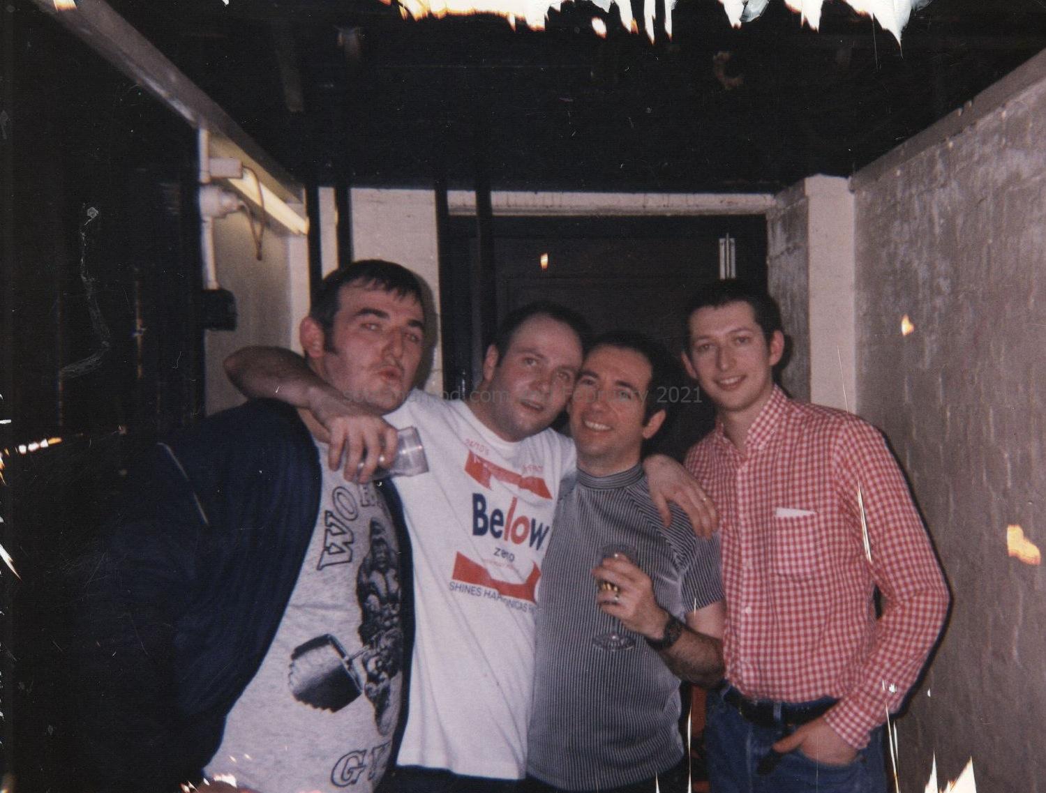 Paul Hallam, Pete Shelley Of The Buzzcocks & Dave Edwards 1997