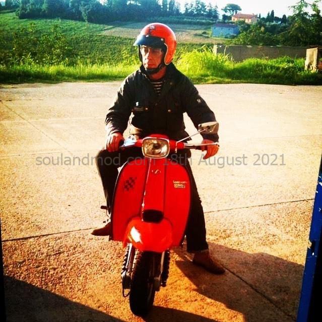 Italo Adriani - Italian-Mod on his Lambretta Scooter