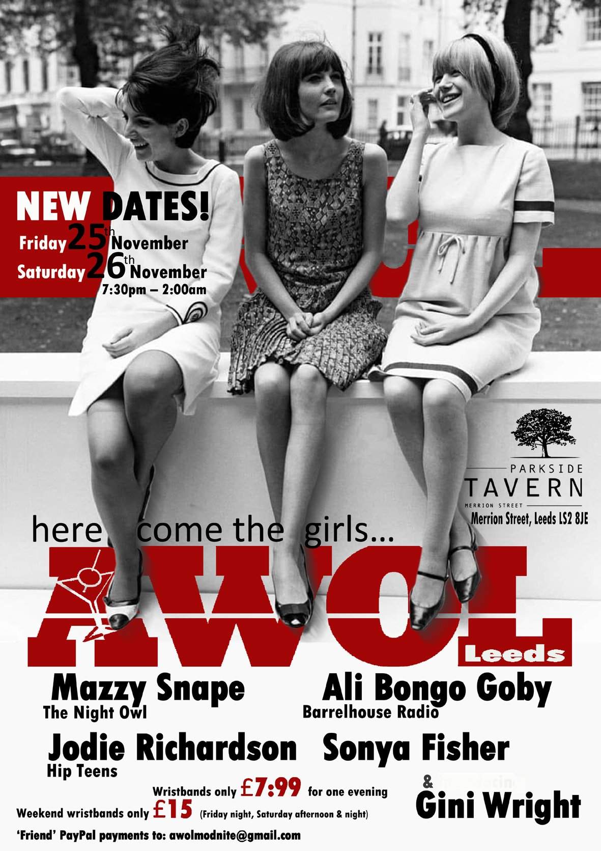 AWOL's Leeds Here Come The Girls 25/05/22