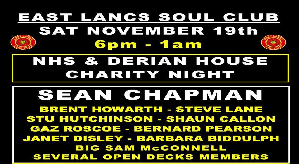 East Lancs Soul Club - 19/11/22