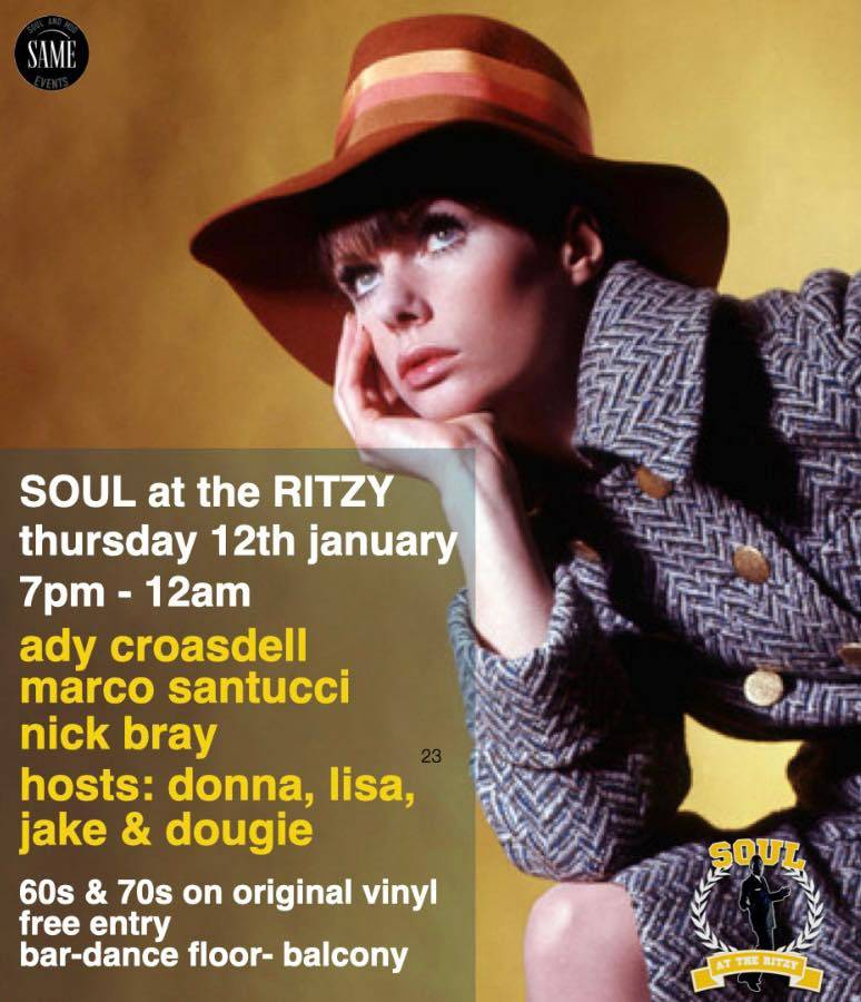 Soul At The Ritzy-12/01/23