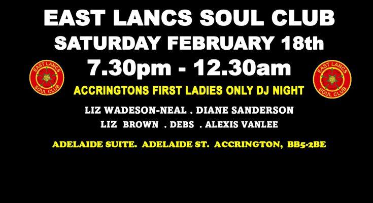 East Lancs Soul Club -18/02/23